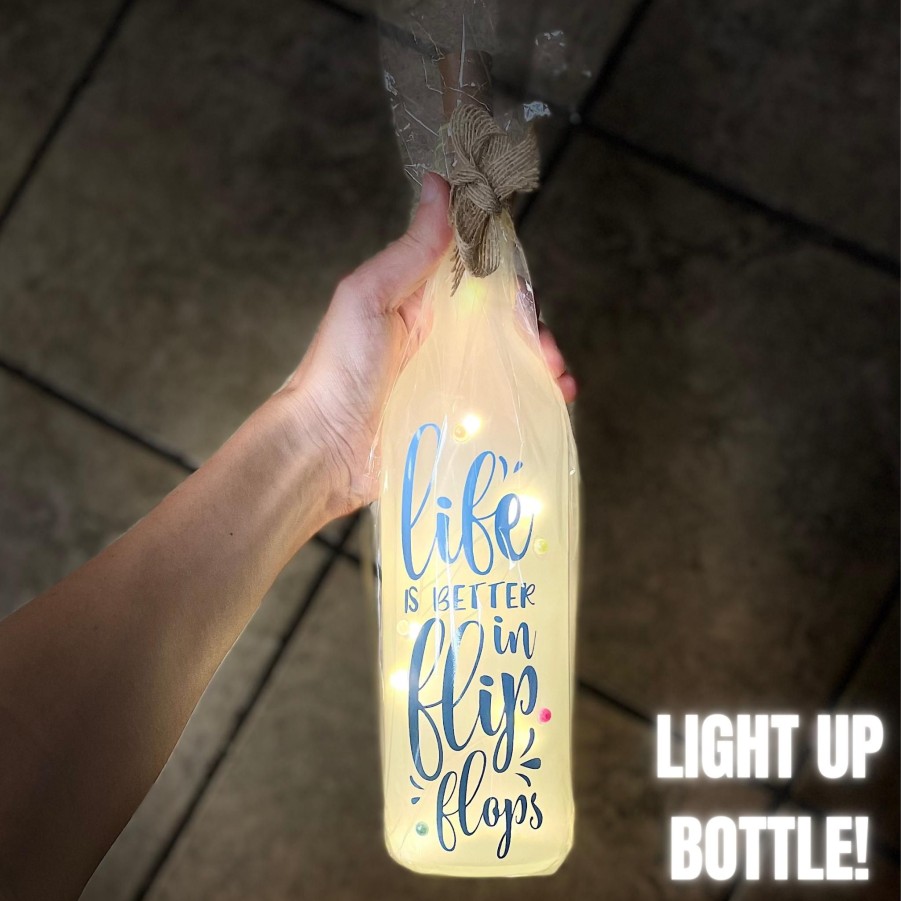 Home & Gifts Lush Lights Light Up Bottles | Life Is Better In Flip Flops - Light Up Bottle!