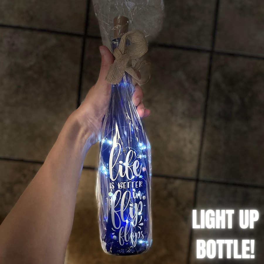 Home & Gifts Lush Lights Light Up Bottles | Life Is Better In Flip Flops - Light Up Bottle!