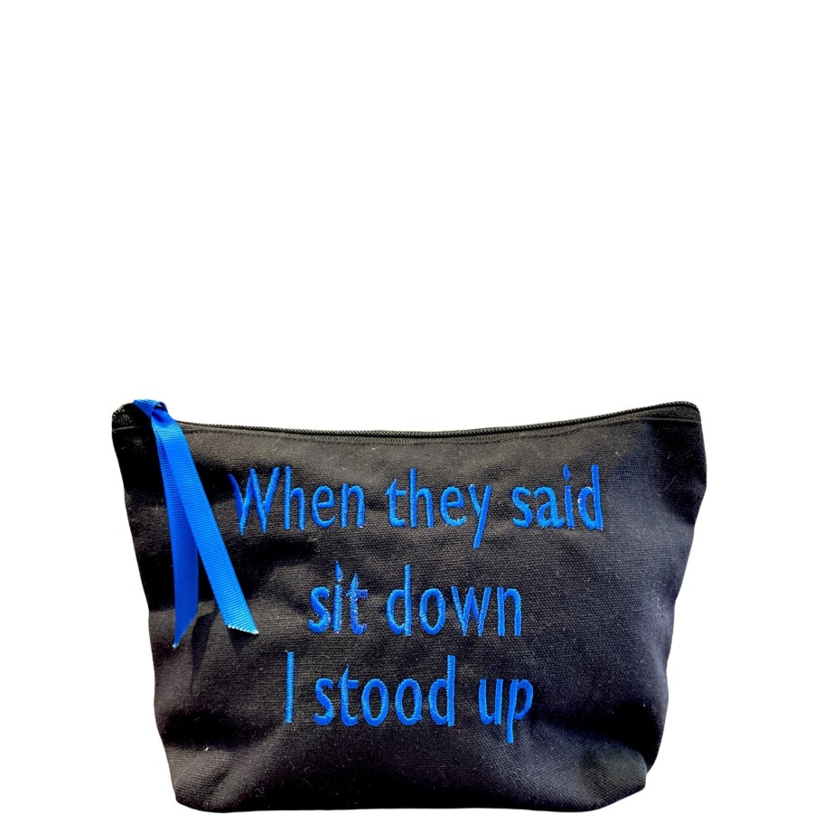 Accessories Dani Risi Dani Risi Pouches | When They Said Sit Down I Stood Up Pouch