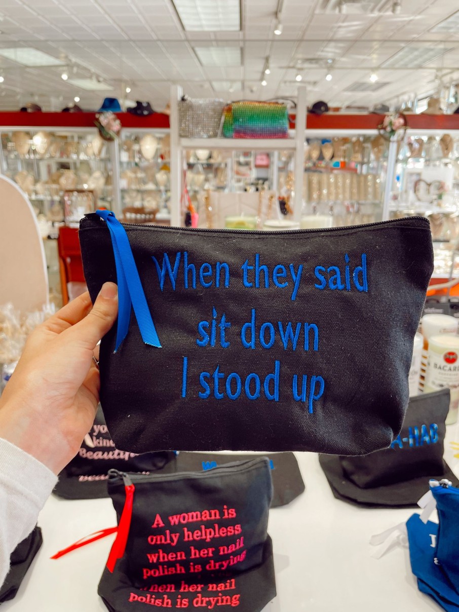 Accessories Dani Risi Dani Risi Pouches | When They Said Sit Down I Stood Up Pouch