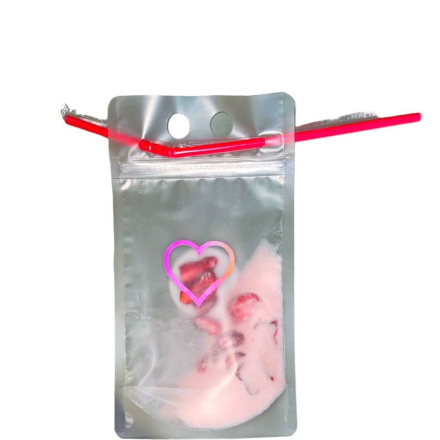 Home & Gifts private label Drink Mix Pouches | Heart Drink Mix Pouch