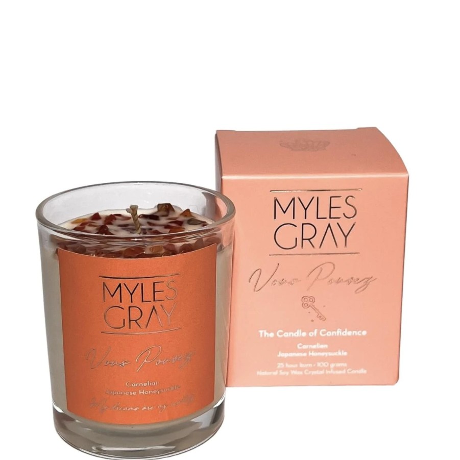 Home & Gifts Myles Gray Myles Grey Candles | Vous Pouvez | The Mini Candle Of Confidence