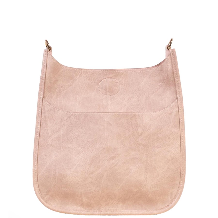 Handbags AH!DORNED Vegan Crossbodys | Ahdorned Medium Vegan Leather Messanger Blush