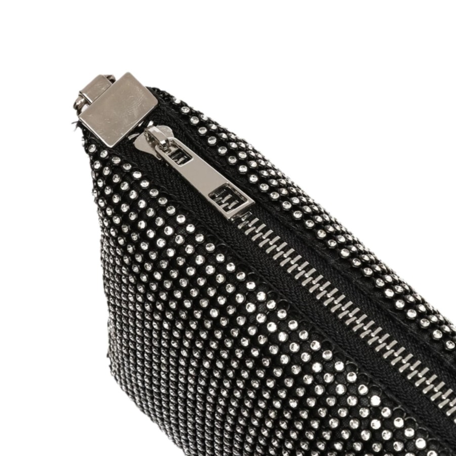 Handbags LIKE DREAMS Shop All Evening | Remy Rhinestone Multi Crossbody Clutch Black/Silver