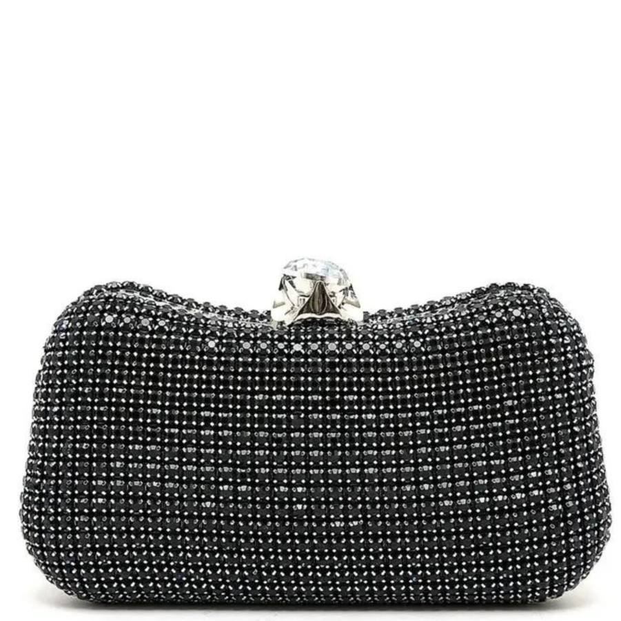 Handbags Peach accessories Shop All Evening | Crystal Clutch Bag