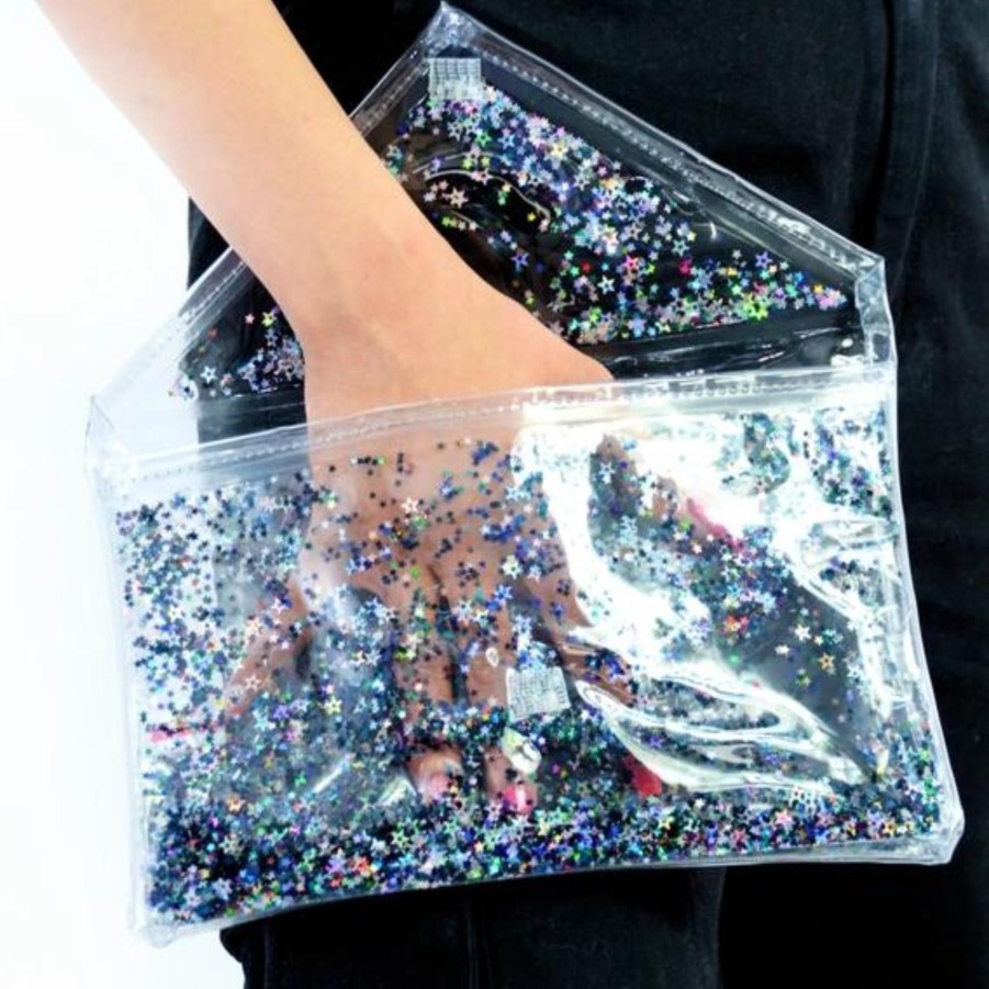 Handbags private label Shop All Evening | Glitter Liquid Clutch