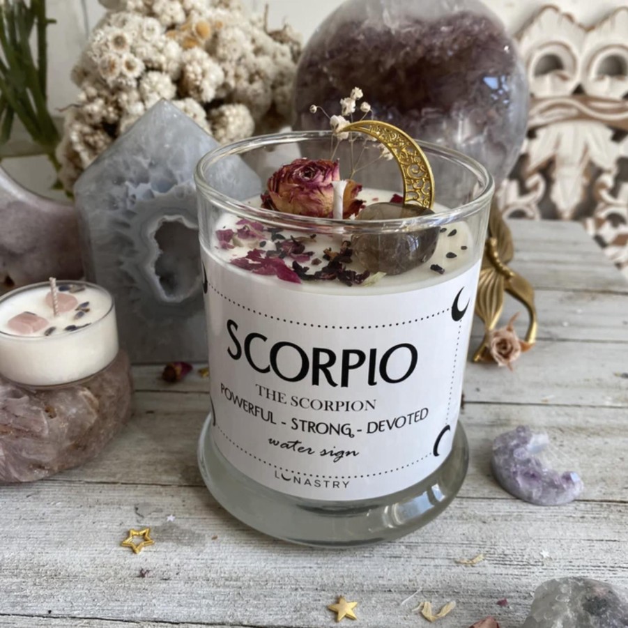 Home & Gifts Lunastry Horoscope Candles | Scorpio Horoscope Candle