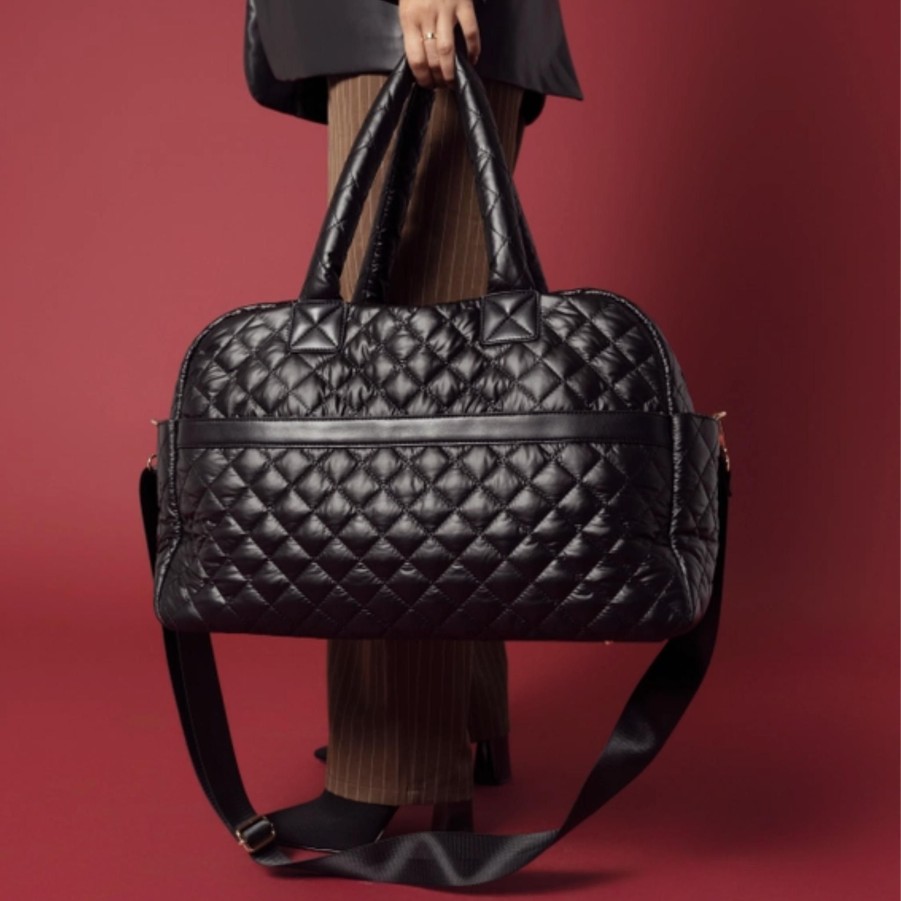 Handbags Jen & Co Nylon Totes | Mills Quilted Nylon Duffle