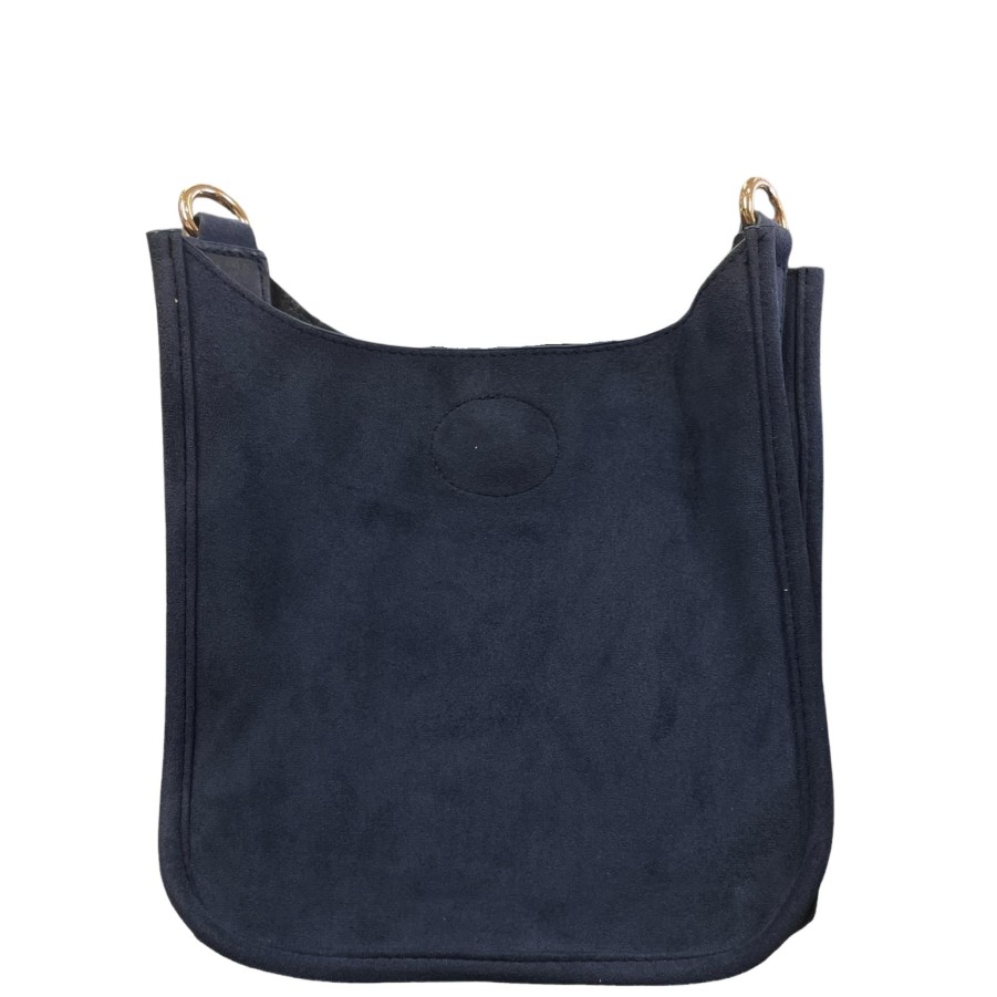 Handbags AH!DORNED Vegan Crossbodys | Ahdorned Medium Vegan Suede Messenger