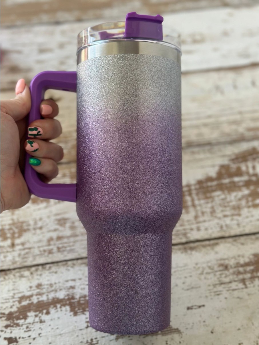 Home & Gifts Let's Bag It Tumbler Bottles | Ombre Shimmer Double Insulated Tumbler