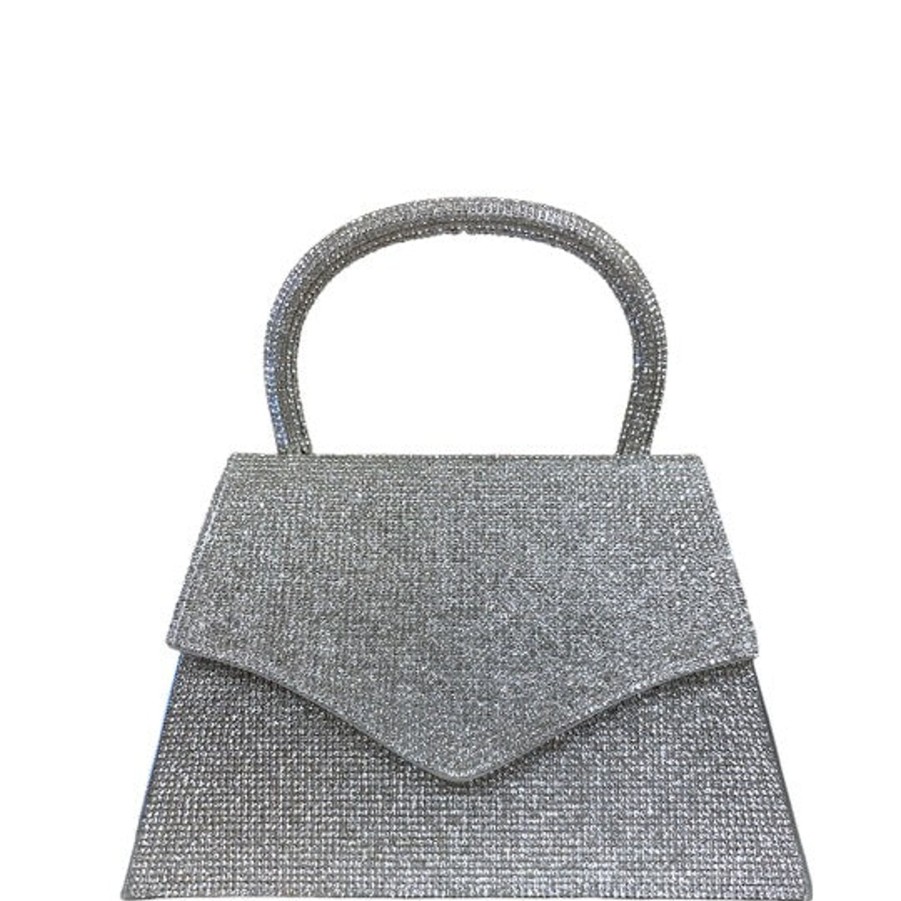 Handbags Urban Expressions Shop All Evening | Bonita Evening Bag Silver