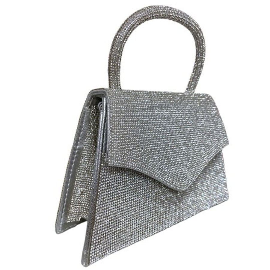 Handbags Urban Expressions Shop All Evening | Bonita Evening Bag Silver