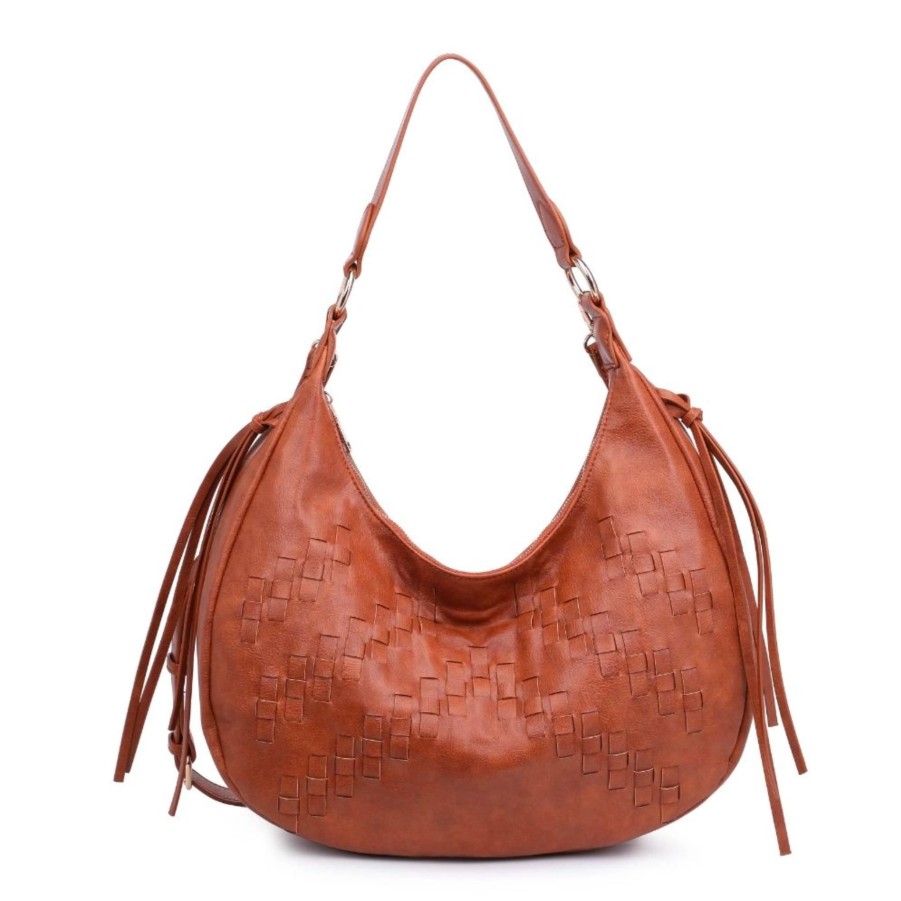 Handbags Moda Luxe Vegan Shoulder Bags | Josie Hobo Tan