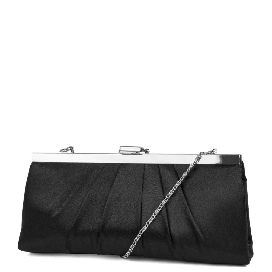 Handbags Jessica McClintock Shop All Evening | Blaire Framed Satin Evening Clutch