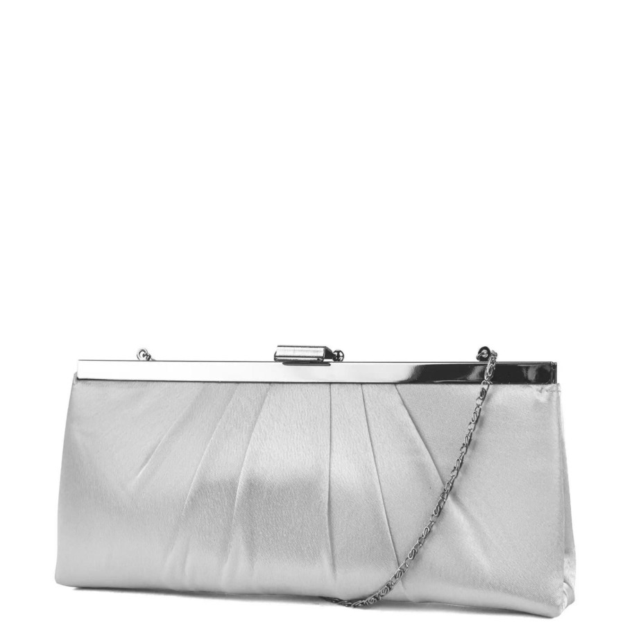 Handbags Jessica McClintock Shop All Evening | Blaire Framed Satin Evening Clutch