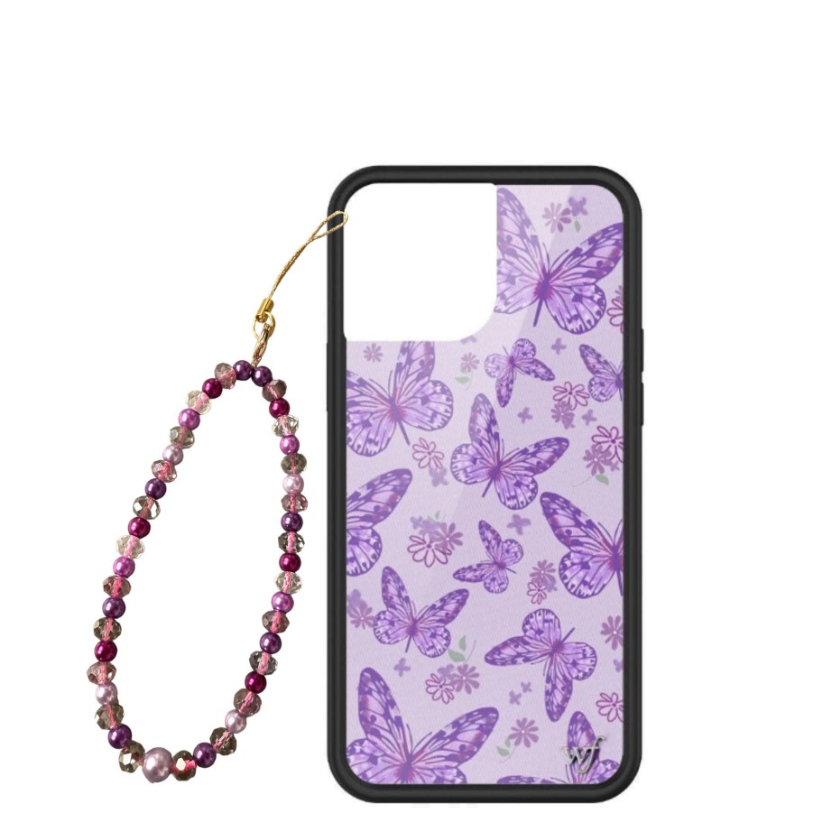 Phone Cases & Accessories Beadstein Phone Charms | Multi Purple Beaded Phone Charm