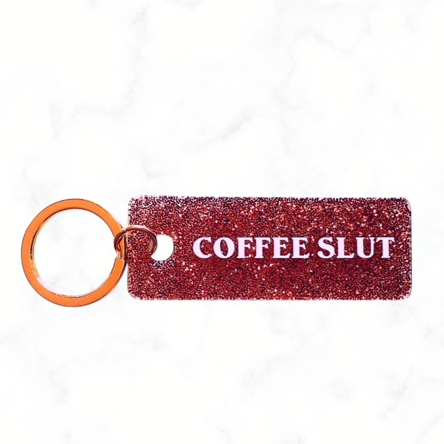 Home & Gifts Candier Candier Candles | Coffee Slut Keychain