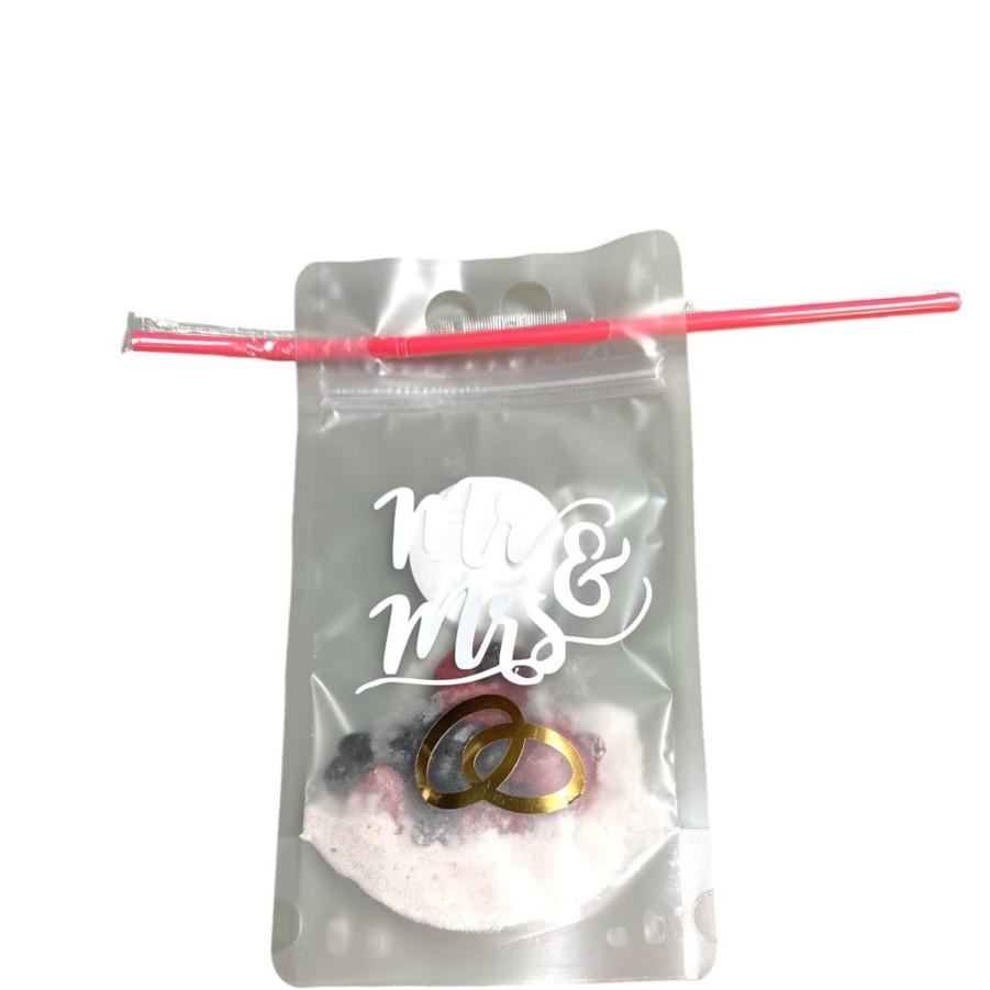 Home & Gifts Let's Bag It Drink Mix Pouches | Mr & Mrs' Drink Mix Pouch