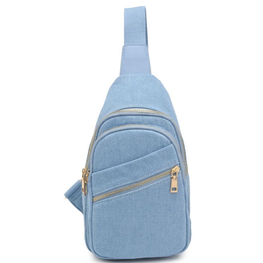 Handbags Urban Expressions Slings | Zephyr Sling Backpack Denim