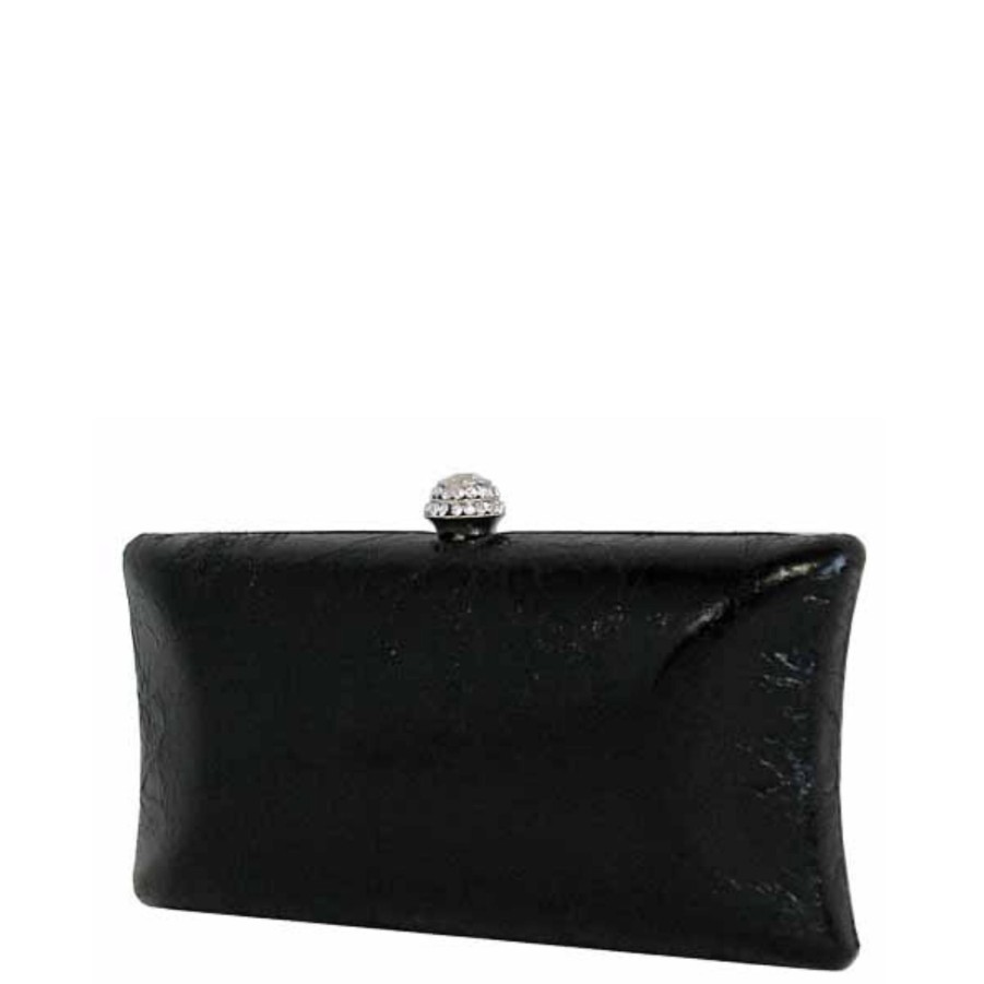 Handbags JNB Shop All Evening | Crackled Metallic Box Evening Clutch