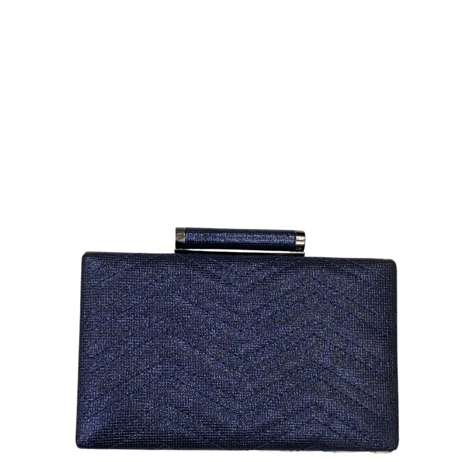 Handbags Sondra Roberts Shop All Evening | Quilted Glitter Chevron Clutch