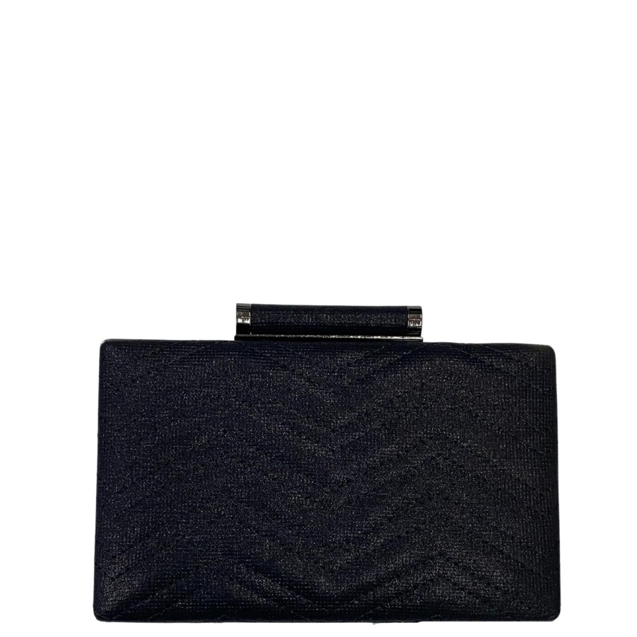 Handbags Sondra Roberts Shop All Evening | Quilted Glitter Chevron Clutch