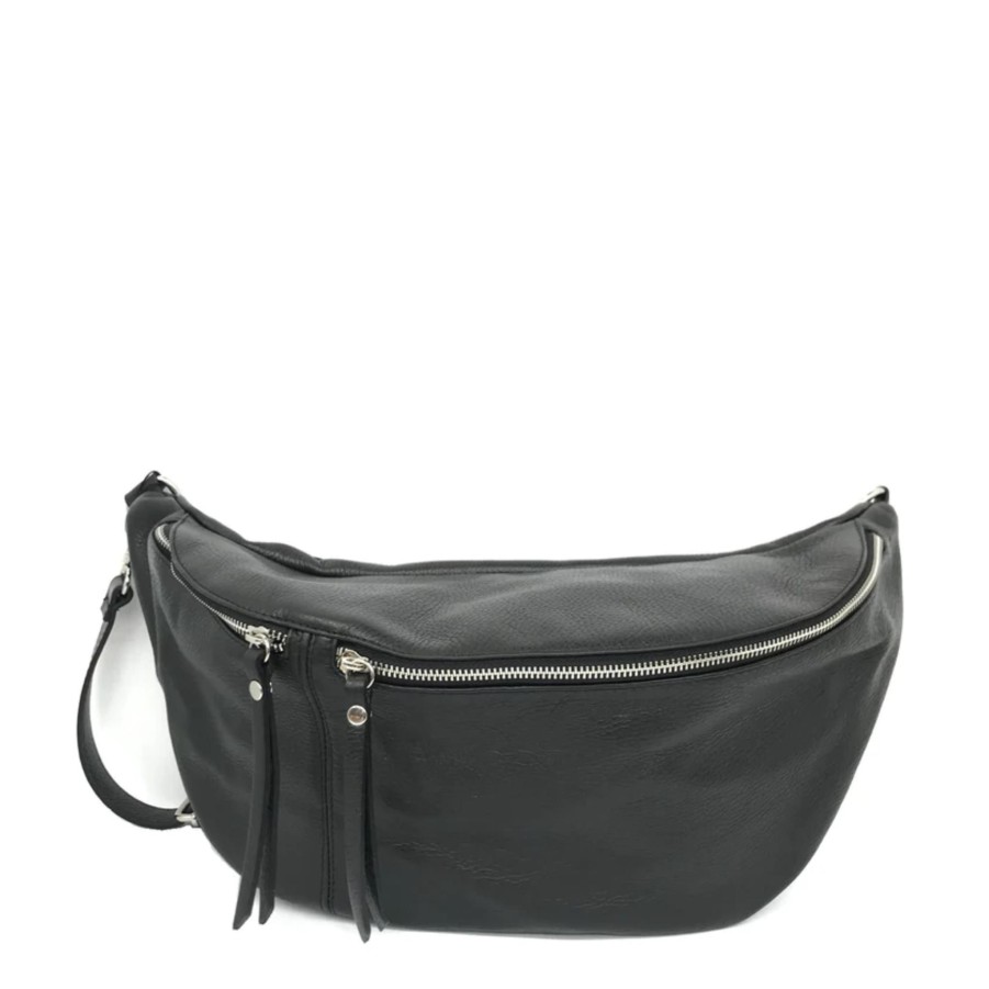 Handbags Bc Handbags Leather Crossbodys | Flor Leather Fanny Pack/ Sling