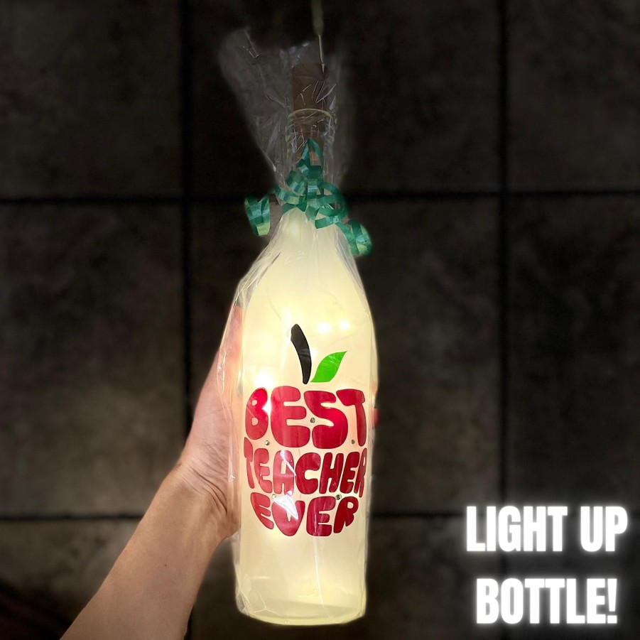 Home & Gifts Lush Lights Light Up Bottles | Best Teacher Ever Light Up Bottle