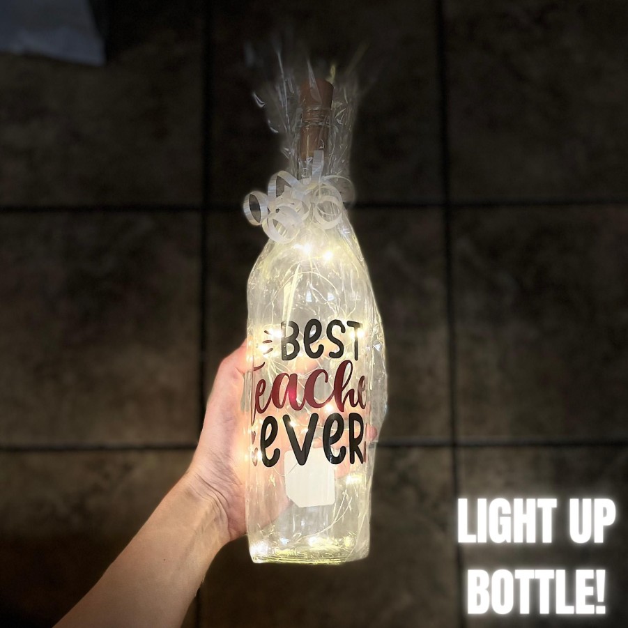 Home & Gifts Lush Lights Light Up Bottles | Best Teacher Ever Light Up Bottle