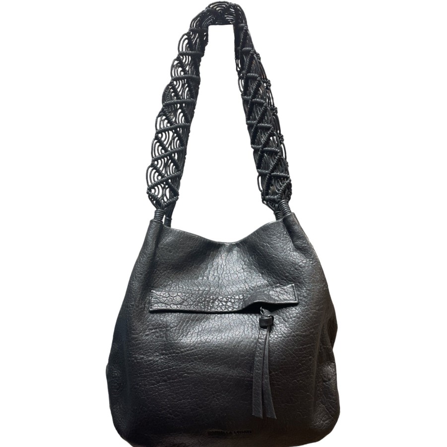 Handbags Daniella Lehavi Leather Shoulder Bags | Lucy Tote Black