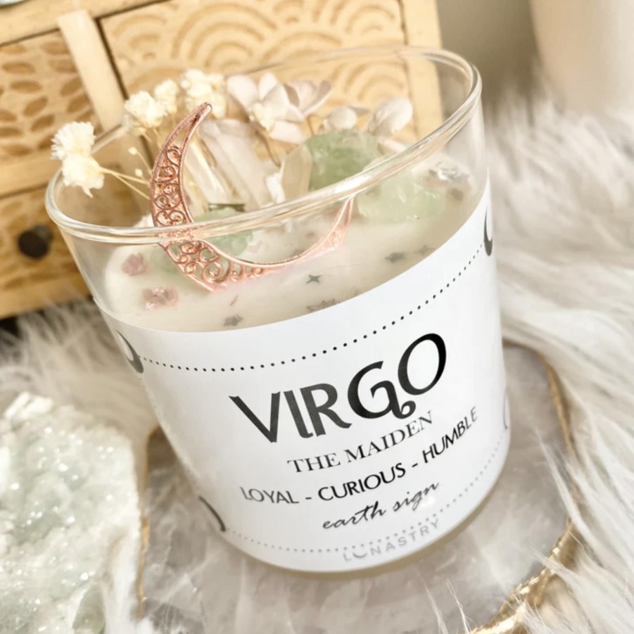 Home & Gifts Lunastry Horoscope Candles | Virgo Horoscope Candle