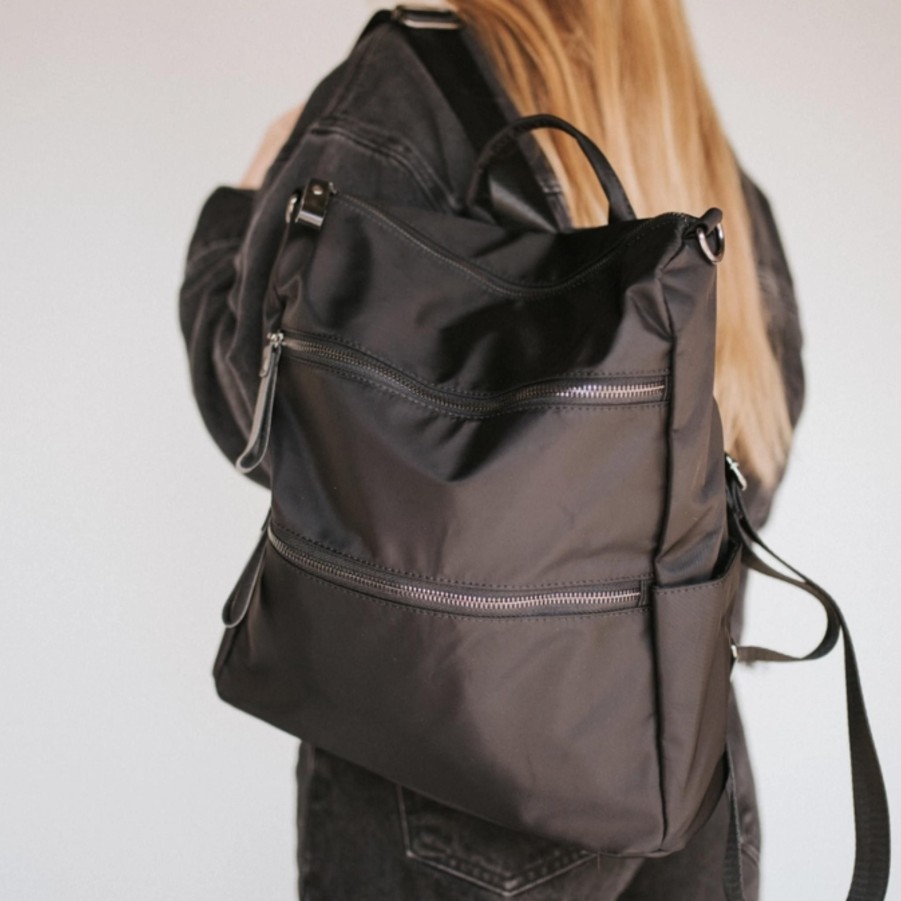 Handbags Pretty Simple Medium Backpacks | Nori Nylon Backpack