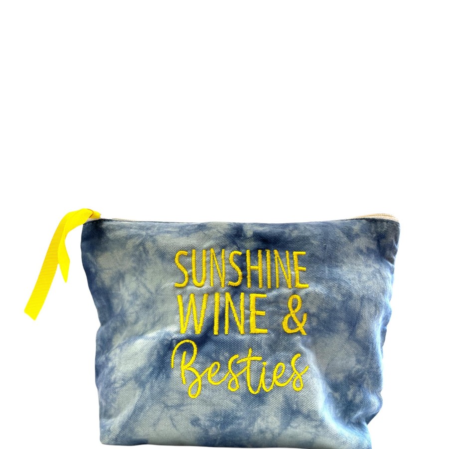 Accessories Dani Risi Dani Risi Pouches | Sunshine, Wine, & Besties Pouch